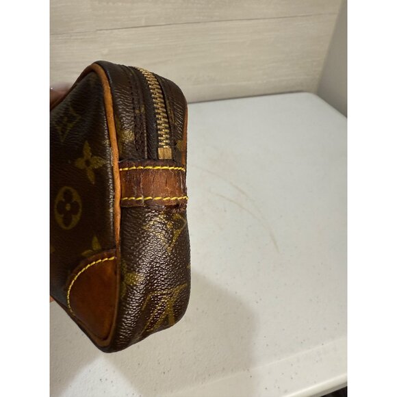 Authentic Louis Vuitton Monogram Canvas Trocadero 23 Crossbody Bag Vintage Brown - Picture 6 of 8